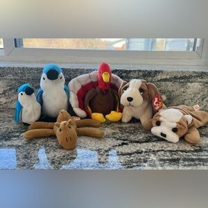 Assorted Ty Plush Toy Set